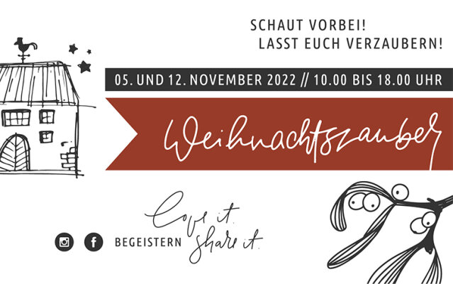 Einladung zu unserem Weihnachtszauber 2022 - 