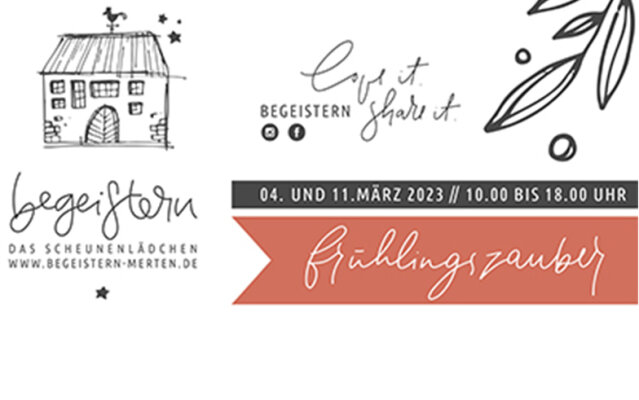 Einladung zu unserem Frühlingszauber 2023 - 