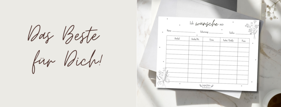 Das Beste Für Dich - 