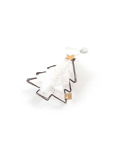 Winter Transparent Ornament "Tannenbaum" von Good old friends