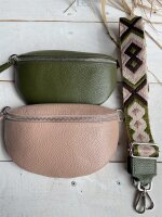 Webriemen khaki "gemustert"
