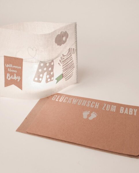 Lichtpost "Glückwunsch zum Baby" von Good old friends