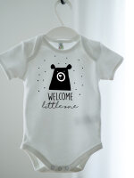 Babybody "Welcome littleone" kurzarm von Mellow...
