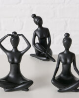 Figur Yoga "Design 3" schwarz