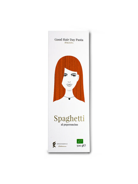 Good Hair Day Pasta "Spaghetti al peperoncino" von Greenomic 500g