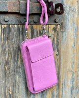 Geld- und Handytaschenkombi "pink"