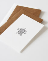 Postkarte "Schildkröte" von Inkylines