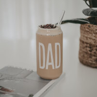 Hohes Trinkglas "Dad" von Eulenschnitt