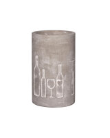 Flaschenkühler "Flasche und Glas" von...