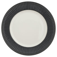 Speiseteller / Dinner plate "Alice dark grey"...