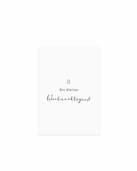 Postkarte "Weihnachtsgrüße" von Eulenschnitt