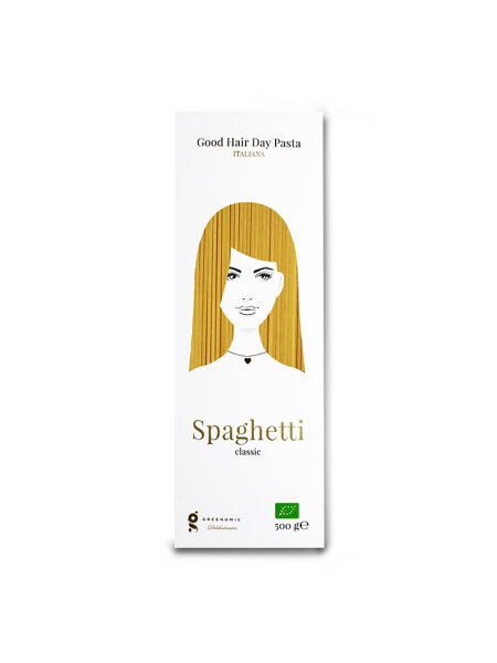 Good Hair Day Pasta "Spaghetti Classic" von Greenomic 500g