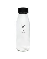 Glasflasche "W-Water" von Bastion Collections