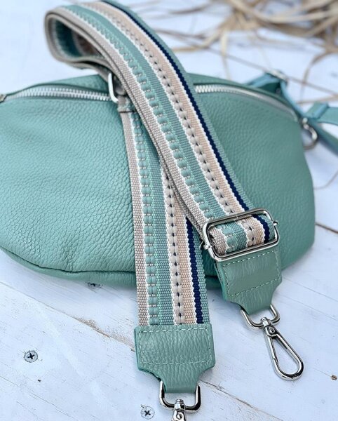 Webriemen stone green "Caro"