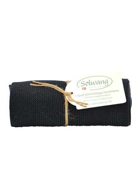 Handtuch / Geschirrtuch "schwarz" von Solwang
