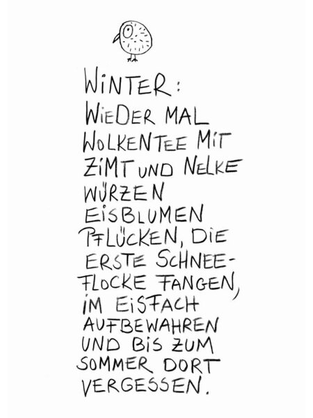 Postkarte "Winter" von eDITION GUTE GEISTER