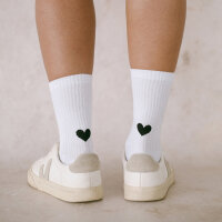 Socken "Herz" Größe 35-38 von Eulenschnitt