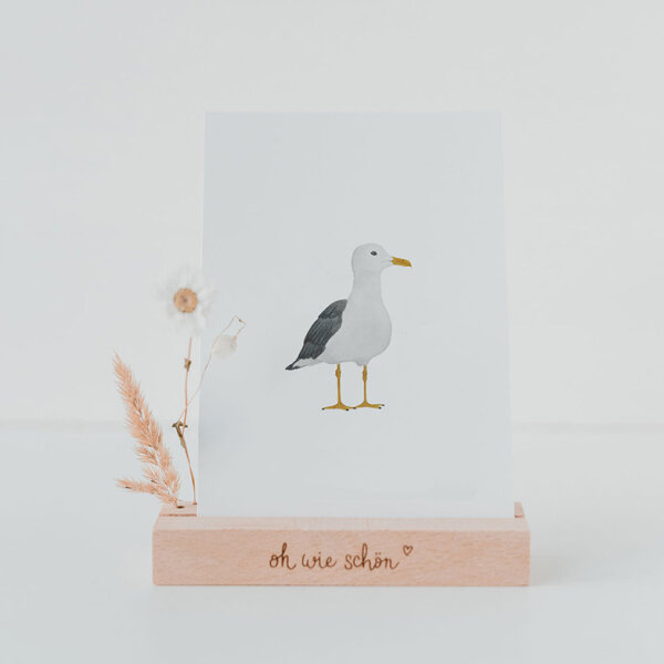 Postkarte "Möwe" von Eulenschnitt