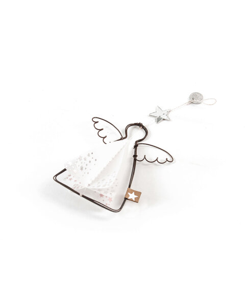 Winter Transparent Ornament "Engel" von Good old friends