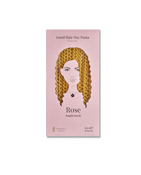 Good Hair Day Pasta "Rose Lunghi Bucati" von Greenomic 500g