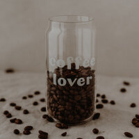 Hohes Trinkglas "Coffee Lover" von Eulenschnitt