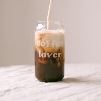 Hohes Trinkglas "Coffee Lover" von Eulenschnitt