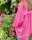 Musselinbluse Oversize "pink"
