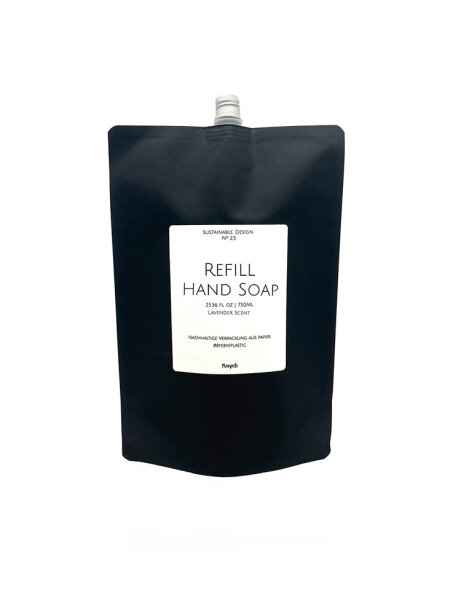 Refill Hand Soap Lavender black / Nachfüllpack Handseife von Nordesign