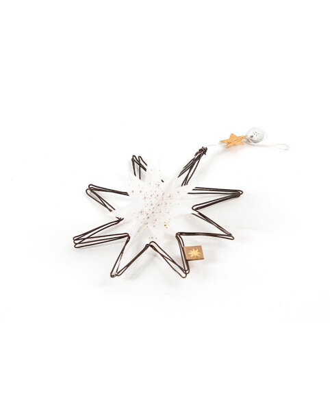 Winter Transparent Ornament "Stern 8er" von Good old friends