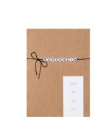Buchstabenperlenkarte "Gutschein" von Räder