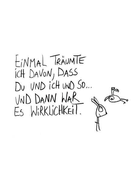 Postkarte "Du und ich und so" von eDITION GUTE GEISTER
