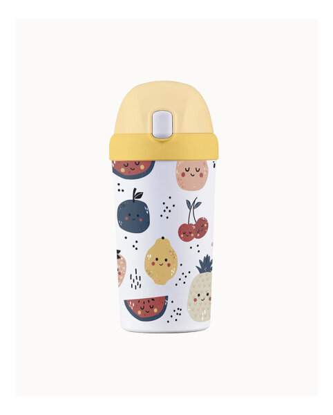 Kinder-Trinkbecher bioloco plant kids cup "cute fruits" von chic.mic