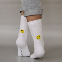 Socken "Smiley gelb" Größe 39-42 von Eulenschnitt