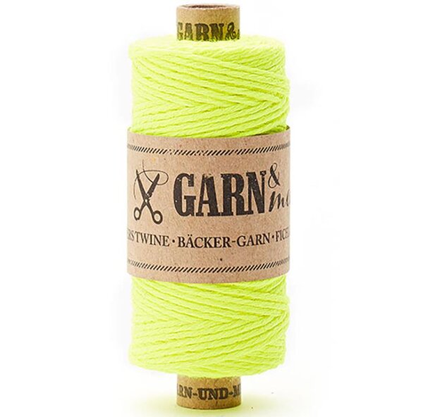 Bäcker-Garn Neongelb von Garn & Mehr
