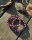 Perlenarmband 10mm lila khaki von Perlenprinz