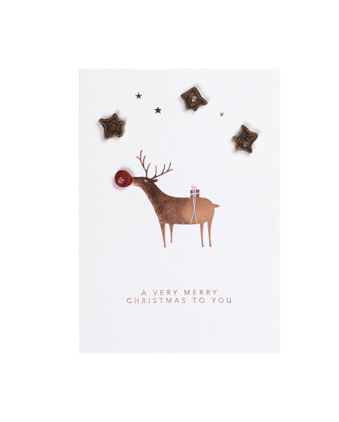 Weihnachts-Quillingkarte "A verry Merry Christmas" von Räder