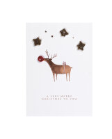 Weihnachts-Quillingkarte "A verry Merry...
