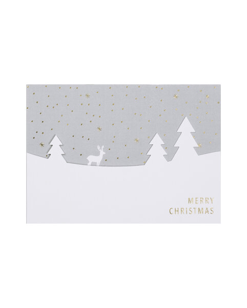 Scherenschnittkarte "Merry Christmas" von Räder