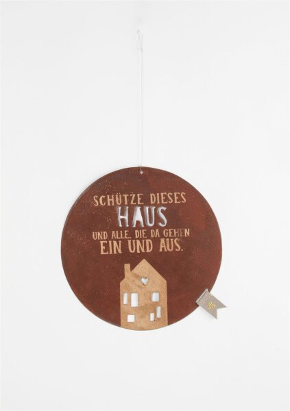 Schutzschild "Schütze dieses Haus" von Good old friends