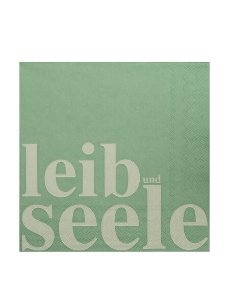 Serviette 33x33 "Leib und Seele" von Räder