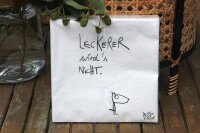 Servietten "Leckerer wirds nicht" von eDITION GUTE GEISTER