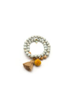 Armband Mala Twin "Cloudy" von...