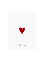 Postkarte "Kleines Herz" von Eulenschnitt