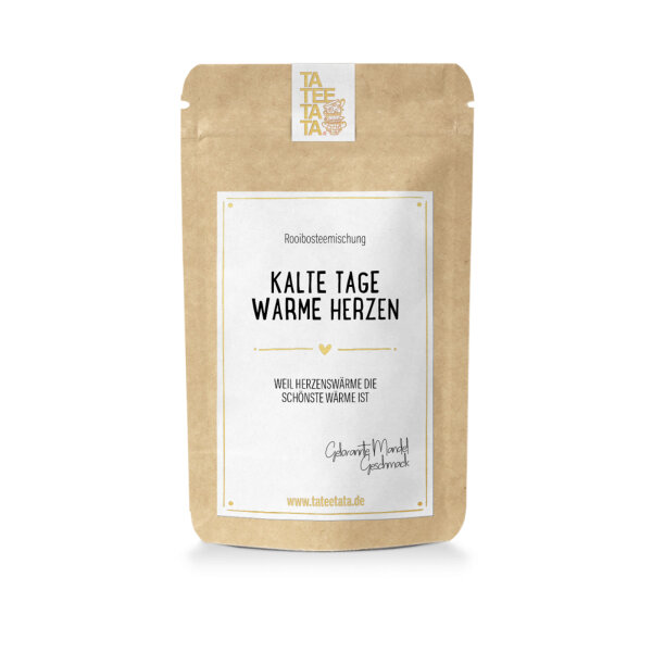 Tee "Kalte Tage warme Herzen" klein von TateeTaTa 15g