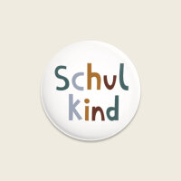 Button Adventure "Schulkind" grün/senf von...