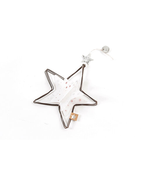 Winter Transparent Ornament "Stern 5er" von Good old friends