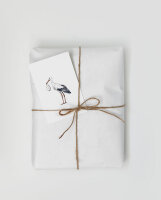 Kleine Karte "Storch" von Inkylines