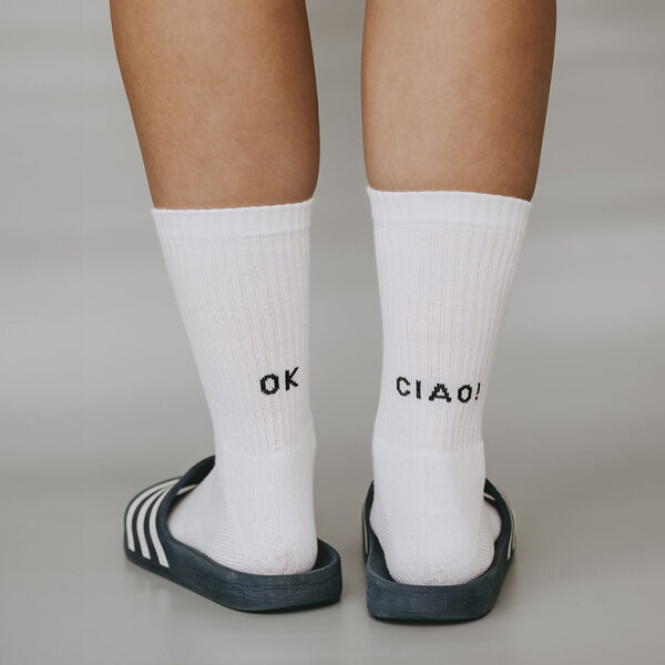 Socken "Ok Ciao" Größe 43-46 von Eulenschnitt