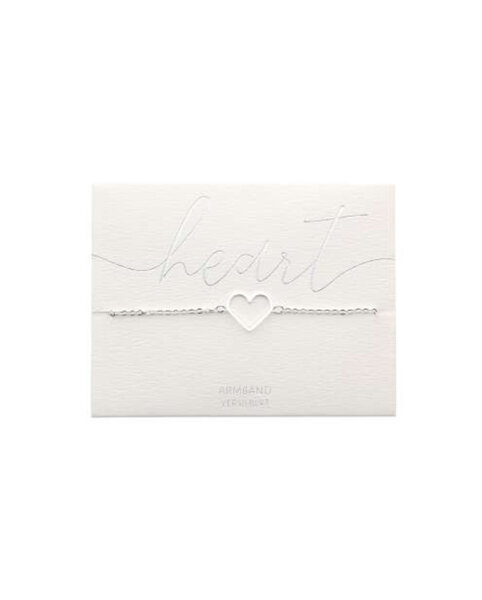 Armband "Herz" versilbert von HCA