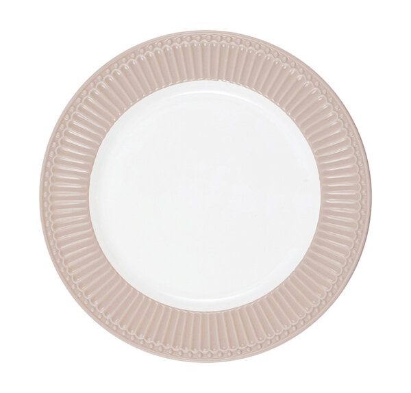 Speiseteller / Dinner plate "Alice creamy fudge" von GreenGate